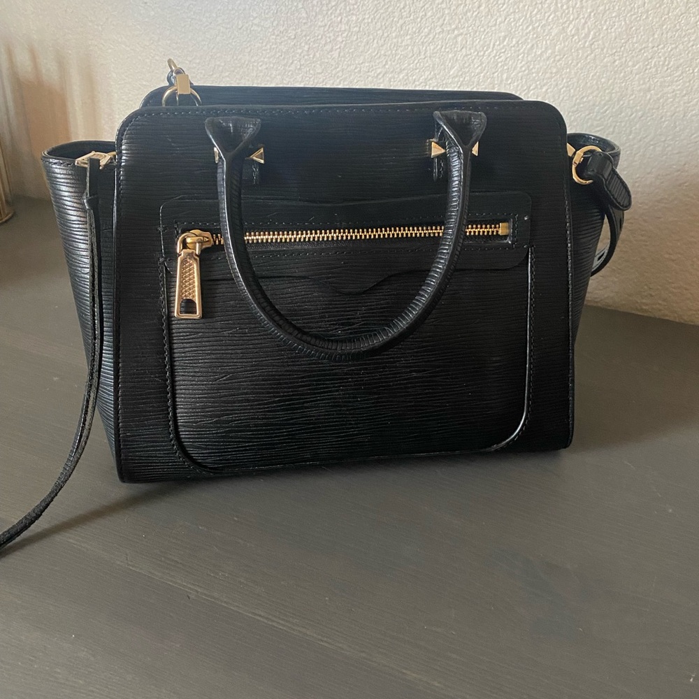 Rebecca Minkoff Black leather satchel handbag